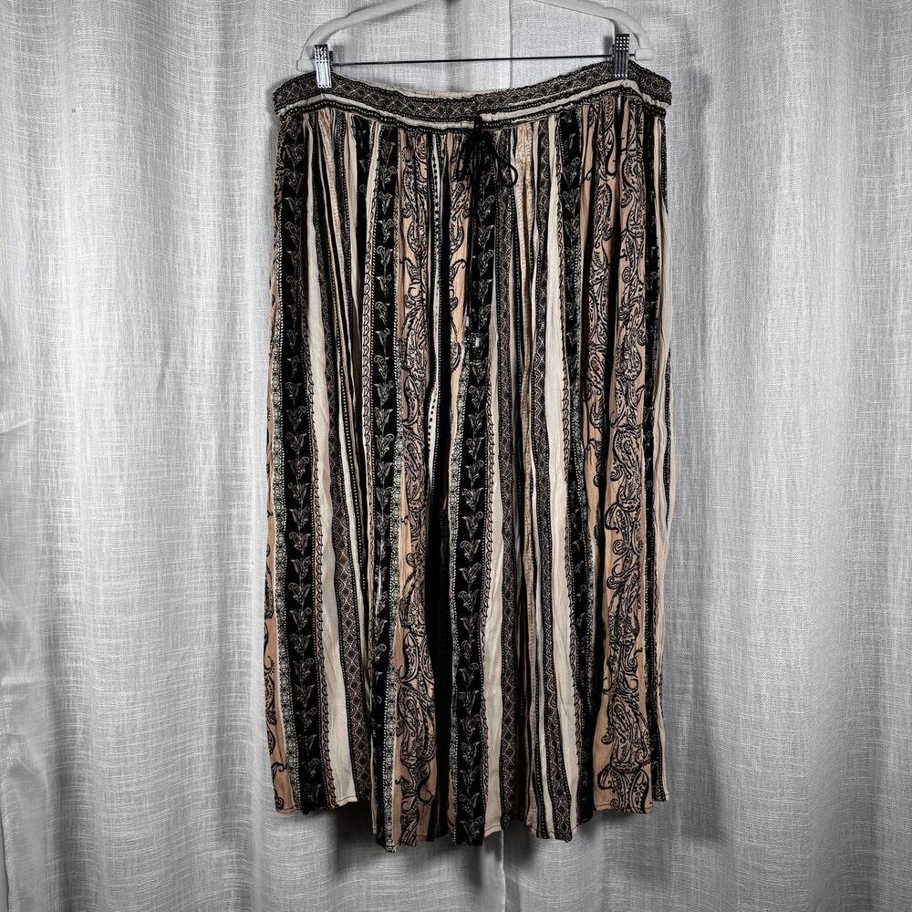 Collections Inc. Maxi Skirt Size XXL Cottagecore Boho Feminine Floral Romantic